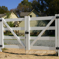 Portão de vedação de trilho de cavalo de PVC
